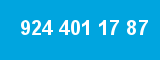 924 401 17 87